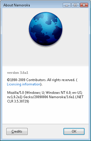 About Namoroka - Firefox 3.6 Alpha 1 release