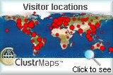 cluster world visitor maps with stats tracking