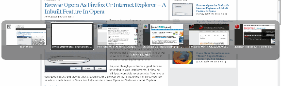 Firefox 3.6a1 Ctrl Tab Preview feature (control tab)