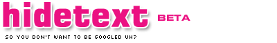 Hidetext - Tool to hide text from bots