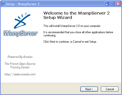 Install Wamp server on windows desktop