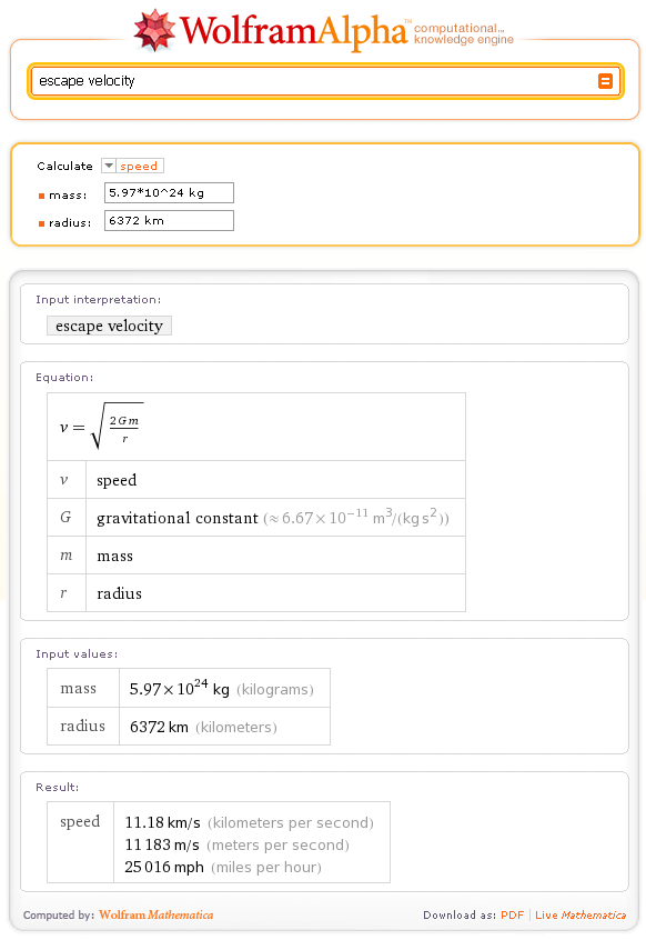 Find Definition / Meaning with wolffram alpha