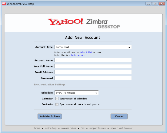 Zimbra Desktop Desktop Yahoo Mail Client Access Yahoo On Computer